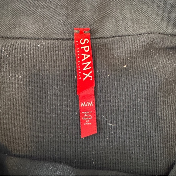 Spanx Medium Black Maternity Leggings Skinny Pants ~ Stretch High Waist Slimming - Picture 9 of 9